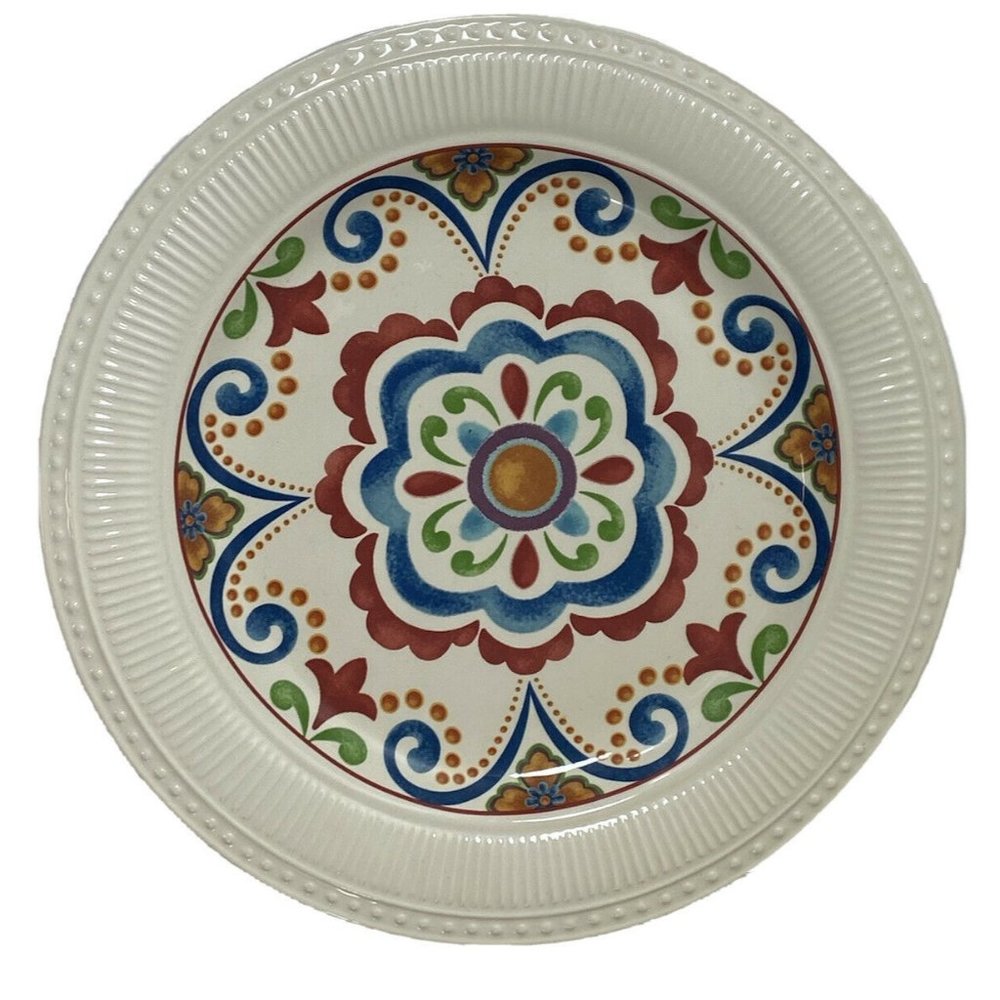 Pier 1 Imports Global Medallion Ivory Multicolor